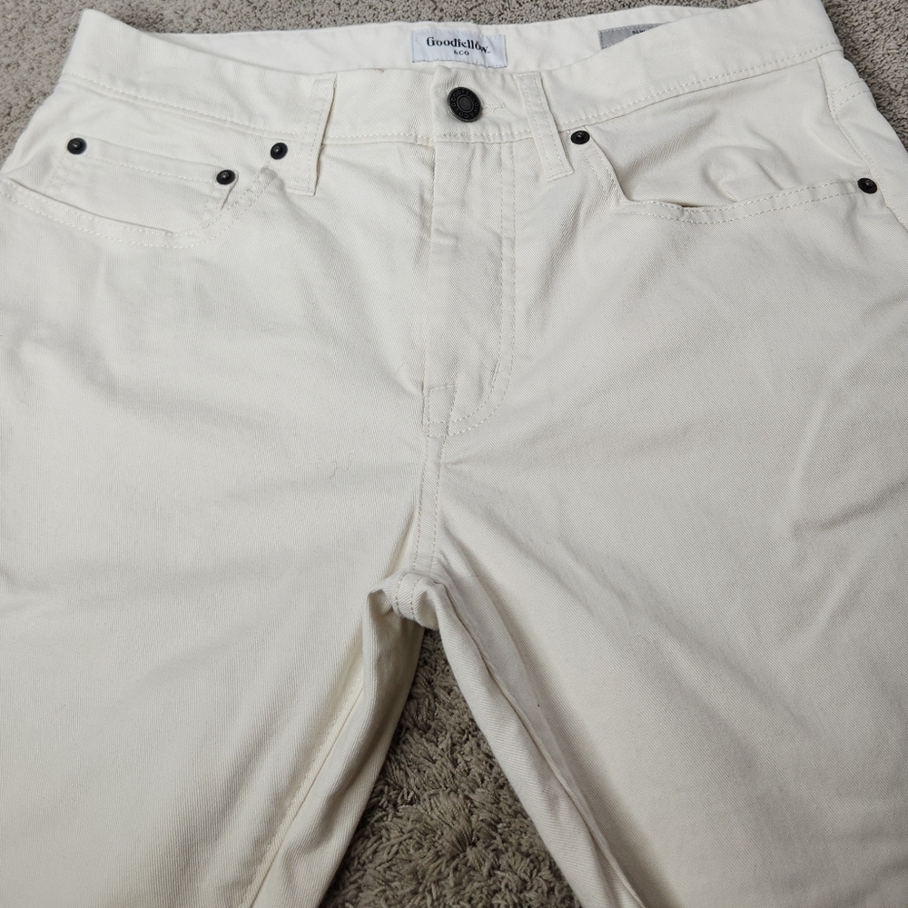 Goodfellow & Co Men's Mid Rise Slim Fit Leg Full Jeans Lightweight 30W X 30L - Picture 4 of 13